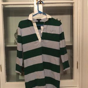 Striped J.Crew rugby dress
